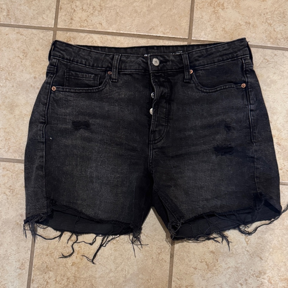 Old Navy Women's Black Jean Shorts